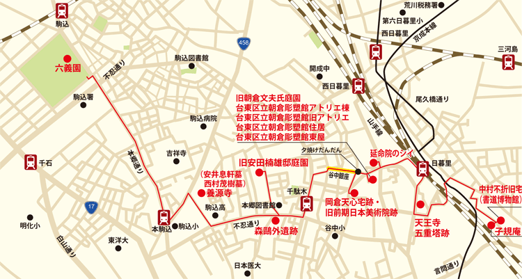 散策コース地図