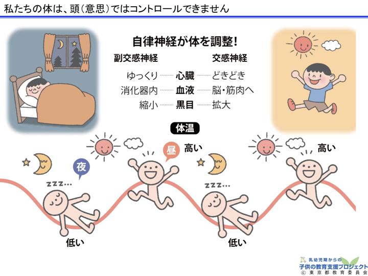 教材　「生活リズムの確立のために」 スライド2