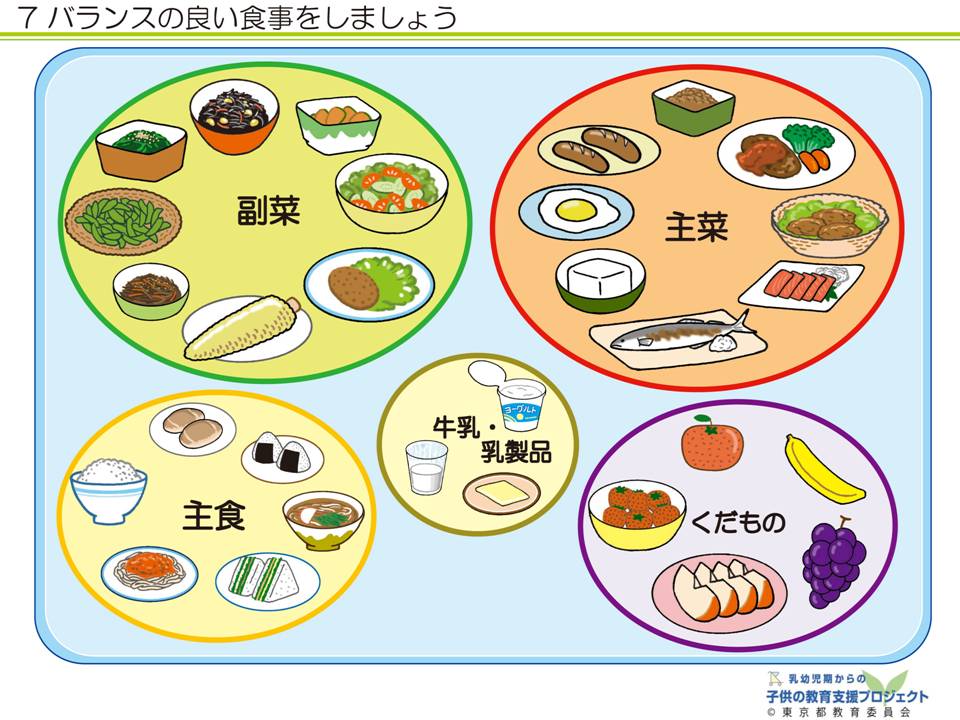 教材V　「乳幼児期からの「食」を育む　～食文化と、体の中の食べ物の通り道～」 スライド7