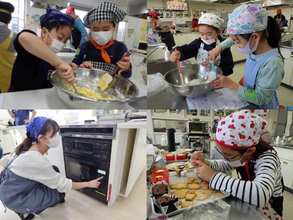おいしく楽しい！お菓子づくり教室(1月「あそびの達人」)の体験の様子